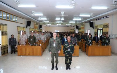 ປາຖະກະຖາ ວັນສ້າງຕັ້ງກອງທັບປະຊາຊົນລາວ ຄົບຮອບ 76 ປີ ຢູ່ເມືອງວຽງໄຊ