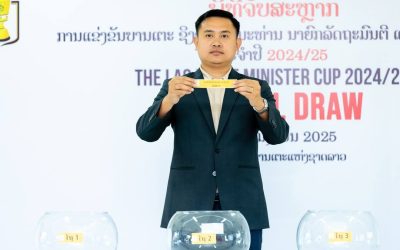 ຈັບສະຫລາກ ແບ່ງກຸ່ມ ການແຂ່ງຂັນບານເຕະ ຊິງຂັນ ພະນະທ່ານ ນາຍົກ ລັດຖະມົນຕີ