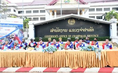 ຈັດຂະບວນຖີບລົດເພື່ອ ຂໍ່ານັບຊົມເຊີຍ ວັນສ້າງຕັ້ງກອງທັບປະຊາຊົນລາວ ຄົບຮອບ 76
