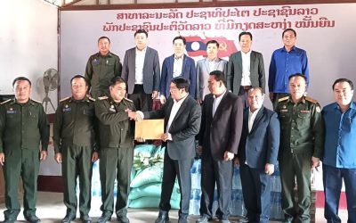 ເຈົ້າຄອງ ນວ ອວຍພອນທະຫານເມືອງປາກງື່ມ ແລະ ກອງພັນ 512 ໂອກາດວັນສ້າງຕັ້ງກອງທັບປະຊາຊົນລາວ