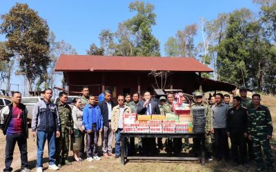 ການນຳເມືອງຫົງສາ ເອວຍພອນ ທະຫານໝວດ III ກອງຮ້ອຍ 2 ກອງພັນ 410