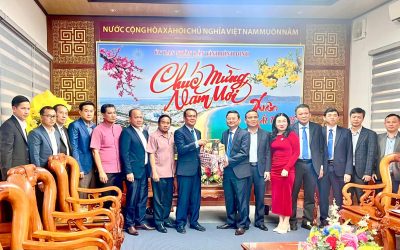 ການນໍາແຂວງຈໍາປາສັກ ເຄື່ອນໄຫວອວຍພອນປີໃໝ່ຢູ່ 6 ແຂວງຂອງຫວຽດນາມ