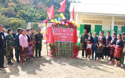 ປະກາດຮັບຮອງເອົາ 4 ບ້ານຂອງເມືອງຮຸນ ເປັນບ້ານປ້ອງກັນຊາດເຂັ້ມແຂງ