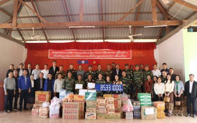ລັດຖະມົນຕີກະຊວງປ້ອງກັນປະເທດ ຢ້ຽມຢາມ ນາຍແລະພົນ ທະຫານທີ່ເມືອງ​ມຸນ​ລະ​ປາ​ໂມກ