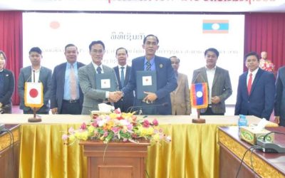ລັດຖະບານຍີ່ປຸ່ນໃຫ້ການຊ່ວຍເຫຼືອລ້າໂຄງການກໍ່ສ້າງຄອງເໝືອງບ້ານສົມສະອາດ ເມືອງໄຊບູລີ