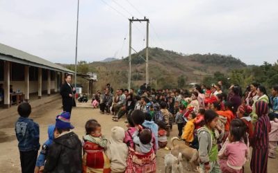 ຮອງປະທານ​ ສພຊ​ ເຄື່ອນໄຫວວຽກງານຢູ່ແຂວງຫົວພັນ.