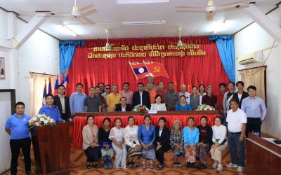 ປະຊາຊົນ 47 ຄອບຄົວຢູ່ເມືອງແກ້ວອຸດົມ ໄດ້ຮັບເງິນຊົດເຊີຍຈາກໂຄງການອ່າງນ້ຳງື່ມ 1