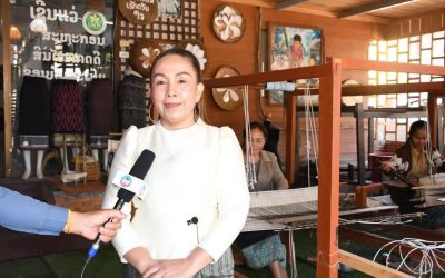 ຖືອາຊີບຫັດຖະກໍາ – ຕໍ່າຫູກທໍໄໝ ເປັນສິນຄ້າເຮັດໃຫ້ຄອບຄົວມີຢູ່ມີກິນ