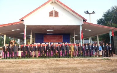 ໂຮມຊຸມນຸມເຜີຍແຜ່ຜົນສໍາເລັດກອງປະຊຸມໃຫຍ່ຜູ້ແທນອົງຄະນະພັກເມືອງແກ່ນທ້າວ ຄັ້ງທີ VIII