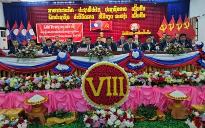 ໂຮມຊຸມນຸມສະເຫຼີມສະຫຼອງຜົນສໍາເລັດກອງປະຊຸມໃຫຍ່ຜູ້ແທນອົງຄະນະພັກ ເມືອງຊະນະຄາມ ຄັ້ງທີ VIII.