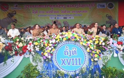 ເປີດງານມະຫະກໍາບຸນຊ້າງ ປະຈໍາປີ 2025