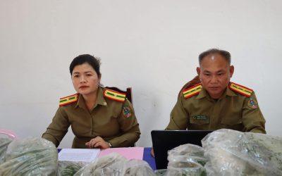 ປກສ ເມືອງໂພນໂຮງ ຈັບຕົວຜູ້ຄ້າ-ຂາຍ ໃບກະທ໋ອມ ພ້ອມກຸ່ມມົ້ວສຸມດື່ມນໍ້າກະທ່ອມ 5 ຄົນ