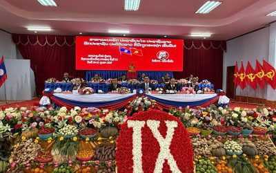 ໄຂກອງປະຊຸມໃຫຍ່ ຄັ້ງທີ IX ຜູ້ແທນອົງຄະນະພັກເມືອງປາກຊ່ອງ