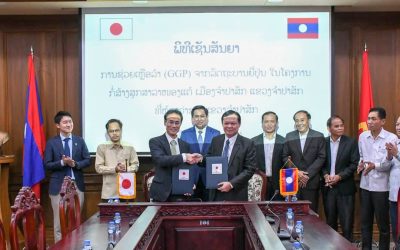 ລັດຖະບານຍີ່ປຸ່ນ ຊ່ວຍເຫຼືອກໍ່ສ້າງສຸກສາລາ ໜອງແຕ້ ຢູ່ມືອງຈໍາປາສັກ