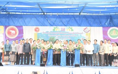 ເປີດງານຕະຫຼາດນັດວາງສະແດງຂາຍສິນຄ້າໃນງານມະຫະກໍາບຸນຊ້າງປີ 2025