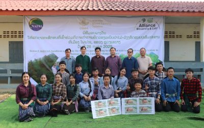 ຊາວກະສິກອນ ເມືອງໂພນໄຊ ໄດ້ຮັບລາງວັນຈາກການເຂົ້າຮ່ວມກິດຈະກຳທົດລອງການຈ່າຍຄ່າບໍລິການລະບົບນິເວດ
