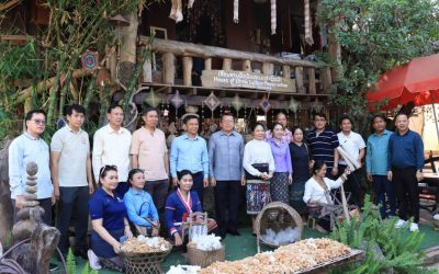 ຮອງລັດຖະມົນຕີ ຖວທ ຢ້ຽມຢາມສະຖານທີ່ທ່ອງທ່ຽວ ແຂວງອຸດົມໄຊ