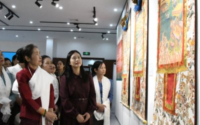 ສູນວັດທະນະທຳຈີນປະຈຳລາວຈັດງານວາງສະແດງຮູບແຕ້ມ