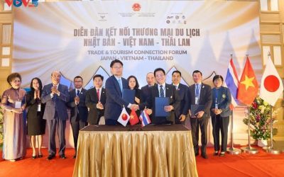 ຍີ່ປຸ່ນ-ໄທ-ຫວຽດນາມ ຈັດເວທີປາໄສເຊື່ອມຕໍ່ການຄ້າ-ການທ່ອງທ່ຽວ