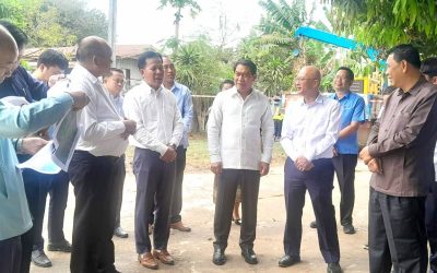 ການນໍາ ລົງຕິດຕາມສະຖານີສູບນໍ້າ ເພື່ອເລັ່ງແກ້ໄຂບັນຫານໍ້າປະປາບໍ່ພໍໃຊ້ໃນ ນວ