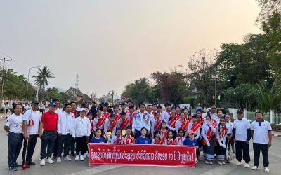 ຫຼວງພະບາງ ຈັດຍ່າງເພື່ອສຸຂະພາບສະເຫຼີມສະຫຼອງ 3 ວັນປະຫວັດສາດ