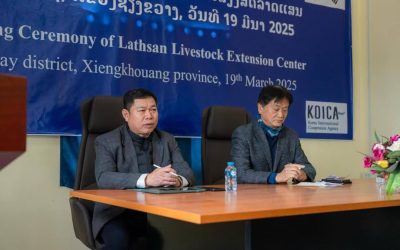 ສ ເກົາຫຼີ ຊ່ວຍກໍ່ສ້າງສູນສົ່ງເສີມການລ້ຽງສັດລາດແສນ ມູນຄ່າ 6 ແສນໂດລາ