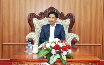 ລັດຖະມົນຕີ ກະຊວງຍຸຕິທຳ ຕ້ອນຮັບການເຂົ້າຢ້ຽມຂ່ຳນັບຂອງບັນດາເອກອັກຄະລັດຖະທູດລາວທີ່ຈະໄປປະຈຳການຢູ່ຕ່າງປະເທດ