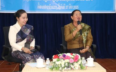 ສະພາປະຊາຊົນແຂວງບໍລິຄຳໄຊ ຈັດເວທີສົນທະນາພາວະຜູ້ນຳເພດຍິງ