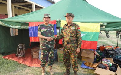 ກອງທັບປະຊາຊົນລາວ ໄດ້ຈັດຕັ້ງກຳລັງໄປຊ່ວຍເຫຼືອປະຊາຊົນ ຢູ່ເມືອງ ເຈົາແຊ, ແຂວງມອນດາເລ, ປະເທດມຽນມາ