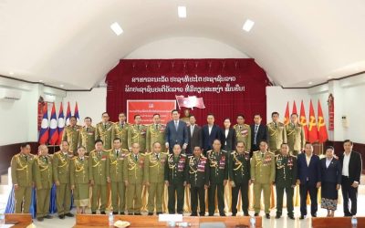 ແຂວງຈໍາປາສັກ​ ປາຖະກະຖາເລົ່າຄືນມູນເຊື້ອວັນສ້າງຕັ້ງກໍາລັງ​ ປກສ ປະຊາຊົນ​ ຄົບຮອບ 64 ປີ​