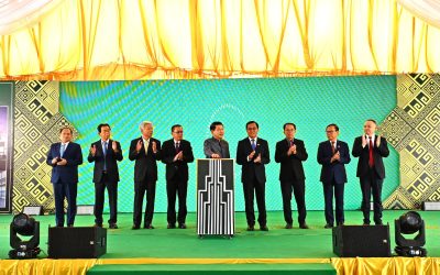 ວາງສີລາລຶກ ໂຄງການກໍ່ສ້າງ ໂຮງໄຟຟ້າພະລັງງານຄວາມຮ້ອນຖ່ານຫີນ ເຊກອງ