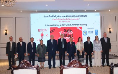 ສະຫຼອງວັນສາກົນ ເພື່ອສົ່ງເສີມການແກ້ໄຂບັນຫາລະເບີດບໍ່ທັນແຕກ ທີ່ ສປປ ລາວ