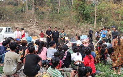 ເຈົ້າແຂວງເຊກອງ ມອບເຄື່ອງຊ່ວຍເຫລືອບັນເທົາທຸກ ໃຫ້ປະຊາຊົນບ້ານຕະລຸຍ
