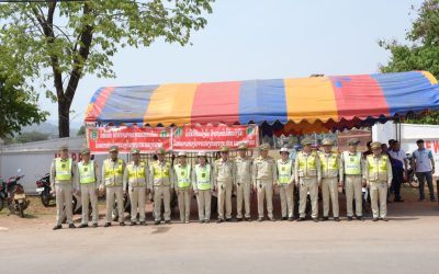 ຈັດກິດຈະກຳໂຄສະນາປູກຈິດສຳນຶກຫຼຸດຜ່ອນອຸປະຕິເຫດຕາມຖະໜົນ ໄລຍະບຸນປີໃໝ່ລາວ.