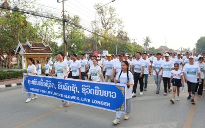 ຫຼວງພະບາງ ຈັດງານສັບປະດາແຫ່ງຊາດ ພາຍໃຕ້ຄໍາຂັວນ “ຖະໜົນເພື່ອຊີວິດ ຂັບລົດຊ້າ ຊີວິດຍືນຍາວ.”