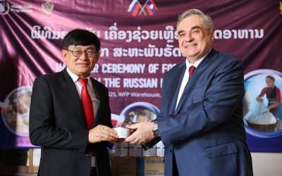 ອົງການອາຫານໂລກ ສະໜອງອາຫານທ່ຽງ ໃຫ້ນັກຮຽນລາວ
