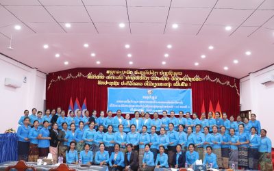 ຄະນະບໍລິຫານງານສະຫະພັນແມ່ຍິງ 4 ເມືອງເໜືອ ຂອງແຂວງໄຊຍະບູລີ ທາບທາມເນື້ອໃນ ແລະ ບຸກຄະລາກອນ.