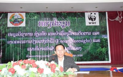 ປຶກສາຫາລືແຜນປູກປ່າ ແລະ ສົ່ງເສີມການຜະລິດກະສິກໍາ – ປ່າໄມ້ແບບຍືນຍົງ ປະຈໍາປີ 2025