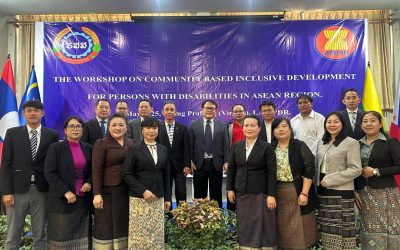 ສປປ ລາວ ເປັນເຈົ້າພາບຈັດກອງປະຊຸມ ການພັດທະນາແບບມີສ່ວນຮ່ວມຂອງຊຸມຊົນ (CBID) ສໍາລັບຄົນພິການໃນພາກພື້ນອາຊຽນ