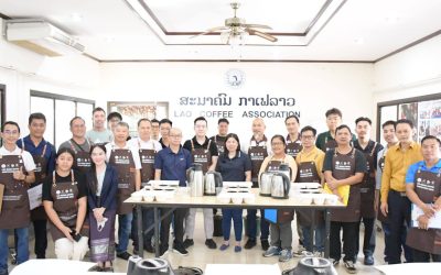 ງານປະກວດກາເຟໝາກຊ້ອມລາວ ຈັດຂຶ້ນເພື່ອຍົກສູງຄຸນນະພາບກາເຟລາວ ໃຫ້ໄດ້ມາດຕະຖານສາກົນ.