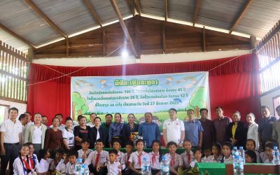 ເມືອງສາລະວັນ ສະເຫລີມສະຫລອງ ວັນເດັກນ້ອຍສາກົນ ແລະ ວັນປູກຕົ້ນໄມ້ແຫ່ງຊາດ