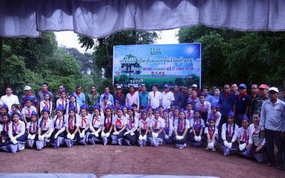 ຫຼາຍພາກສ່ວນຮ່ວມປູກຕົ້ນໄມ້ ຢູ່ເຂດແຫຼ່ງທ່ອງທ່ຽວຕາດເລາະ-ຕາດຮັງ ຫຼາຍກວ່າ 1 ພັນເບ້ຍ