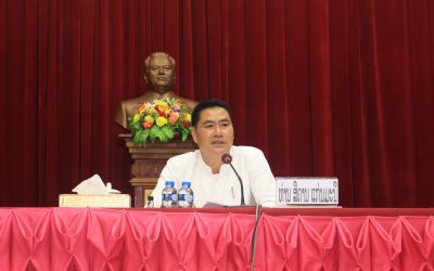 ແກ່ນທ້າວ ປຶກສາຫາລື ກະກຽມຈັດງານບຸນນະມັດສະການ ພຣະທາດທ້າວແກ່ນ-ພຣະທາດນາງແພງສີ ປະເພນີບຸນເດືອນ 7 (ບຸນພຣະເຫວດ) ປະຈໍາປີ 2025.