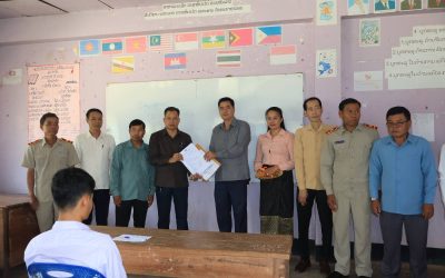 ເມືອງແກ່ນທ້າວ ມີນັກຮຽນສອບເສັງຈົບຊັ້ນມັດທະຍົມສຶກສາ ຕອນປາຍ (ມ.7) 200 ກວ່າຄົນ.