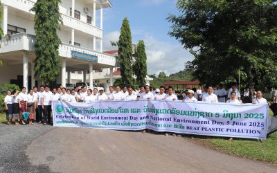 ເມືອງ ວຽງທອງ ຈັດພິທີສະເຫຼີມສະຫຼອງວັນສິ່ງແວດລ້ອມໂລກ ແລະ ວັນສິ່ງແວດລ້ອມແຫ່ງຊາດ 5 ມິຖຸນາ