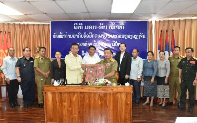 ມອບ-ຮັບໜ້າທີ່ ຫົວໜ້າດ່ານສາກົນ ຂົວມິດຕະພາບ 1