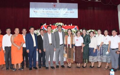 ຈຳປາສັກ ສະເຫຼີມສະຫຼອງວັນຜູ້ບໍລິຈາກເລືອດໂລກ 14 ມິຖຸນາ