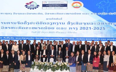 ສະຫຼອງວັນຈຸນລະວິສາຫະກິດ ວິສາຫະກິດຂະໜາດນ້ອຍ ແລະ ກາງ ສາກົນ