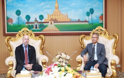 ຮອງຫົວໜ້າຫົວໜ້າ ອອປສ ຕ້ອນຮັບ ຫົວໜ້າ ຕ້ານຢາເສບຕິດ ແລະ ບັງຄັບໃຊ້ກົດໝາຍສາກົນ