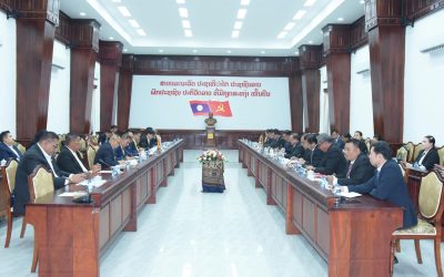 ກົມໃຫຍ່ຕໍາຫຼວດ ກະຊວງ ປກສ ລາວ ພົບປະແລກປ່ຽນກັບ ຄະນະກໍາມາທິການກົດໝາຍ ແລະ ຍຸຕິທໍາວຸດທິສະພາ ແຫ່ງ ຣາຊະອານາຈັກໄທ